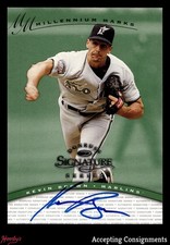 1999 Fleer Tradition Millenium #106 Kevin Brown ON CARD AUTO 0234/5000