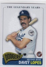 2005 Topps Pristine Legends Davey Lopes Chrome #95 Los Angeles Dodgers