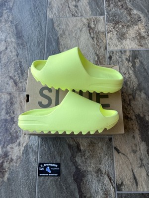 Adidas Yeezy Slide Green Glow Size 11 Fast Shipping! BRAND NEW!
