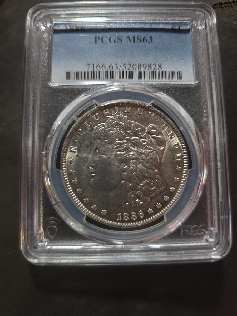 MS 63 Graded 1886 Year Morgan US Dollars (1878-1921) for sale | eBay