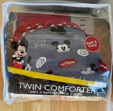 Mickey Mouse Twin Reversible Comforter- Brand New-Not in original package