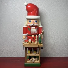 Richard Glaesser Santa Nutcracker Woodcarver Workshop Figure Made In Germany