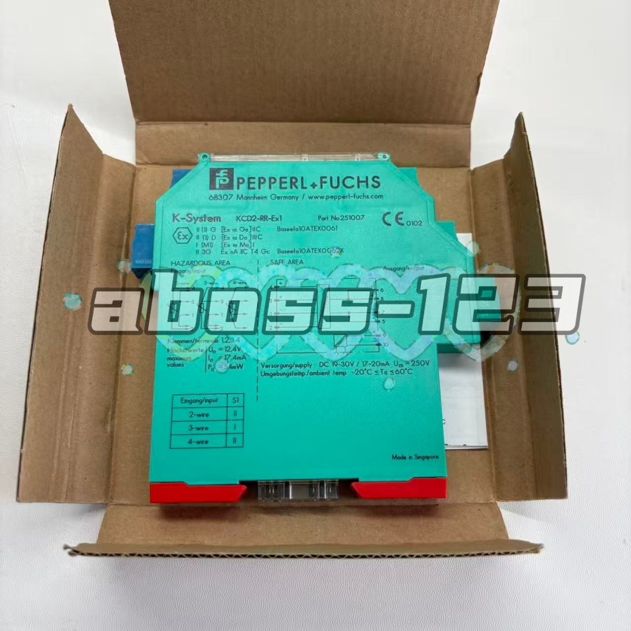 Pepperl+Fuchs KCD2-RR-EX1 Safety Barrier#1pcs New In Box