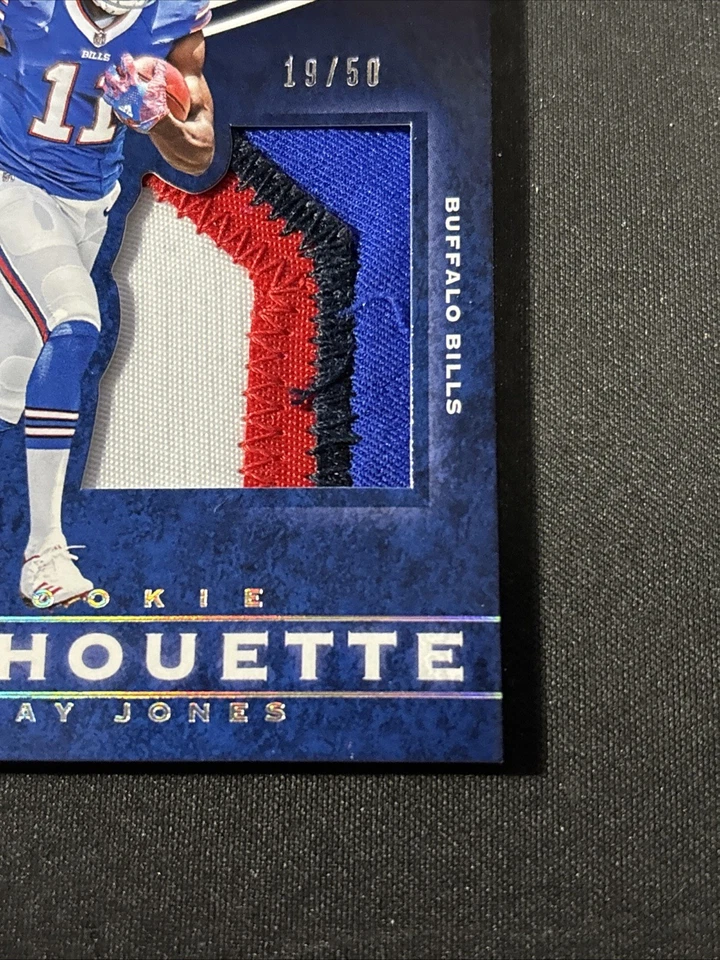 ZAY JONES - 2017 Panini Preferred - Rookie Silhouette Jersey Relic #d 19/50 - Image 4 of 4
