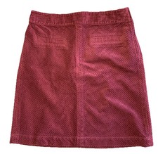 New Talbots Sz 8 Purple Corduroy Skirt NWT Side-Zip 1752