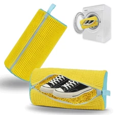 Shoe Washing Machine Bag, Reusable Laundry Shoe Bag for Washer and Dryer, Dur...