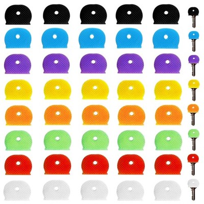 40 Pack Key Caps Covers Tags Set Plastic Keys 25×19×3.7mm, 40pcs 