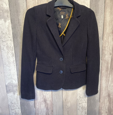 Joules Damen Mädchen Georgie Navy Jacke Blazer Guter Zustand - Größe 8 / XS