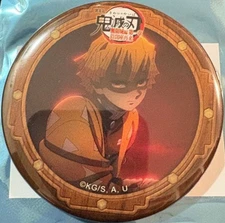 Demon Slayer: Kimetsu no Yaiba Can Badge Zenitsu Agatsuma ufotable Cafe Dining