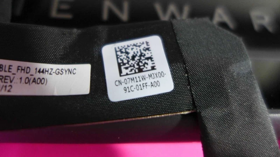 NEW Genuine Alienware Area 51m 17.3" FHD LCD Screen Assembly Black FY1PV - Image 4 of 4