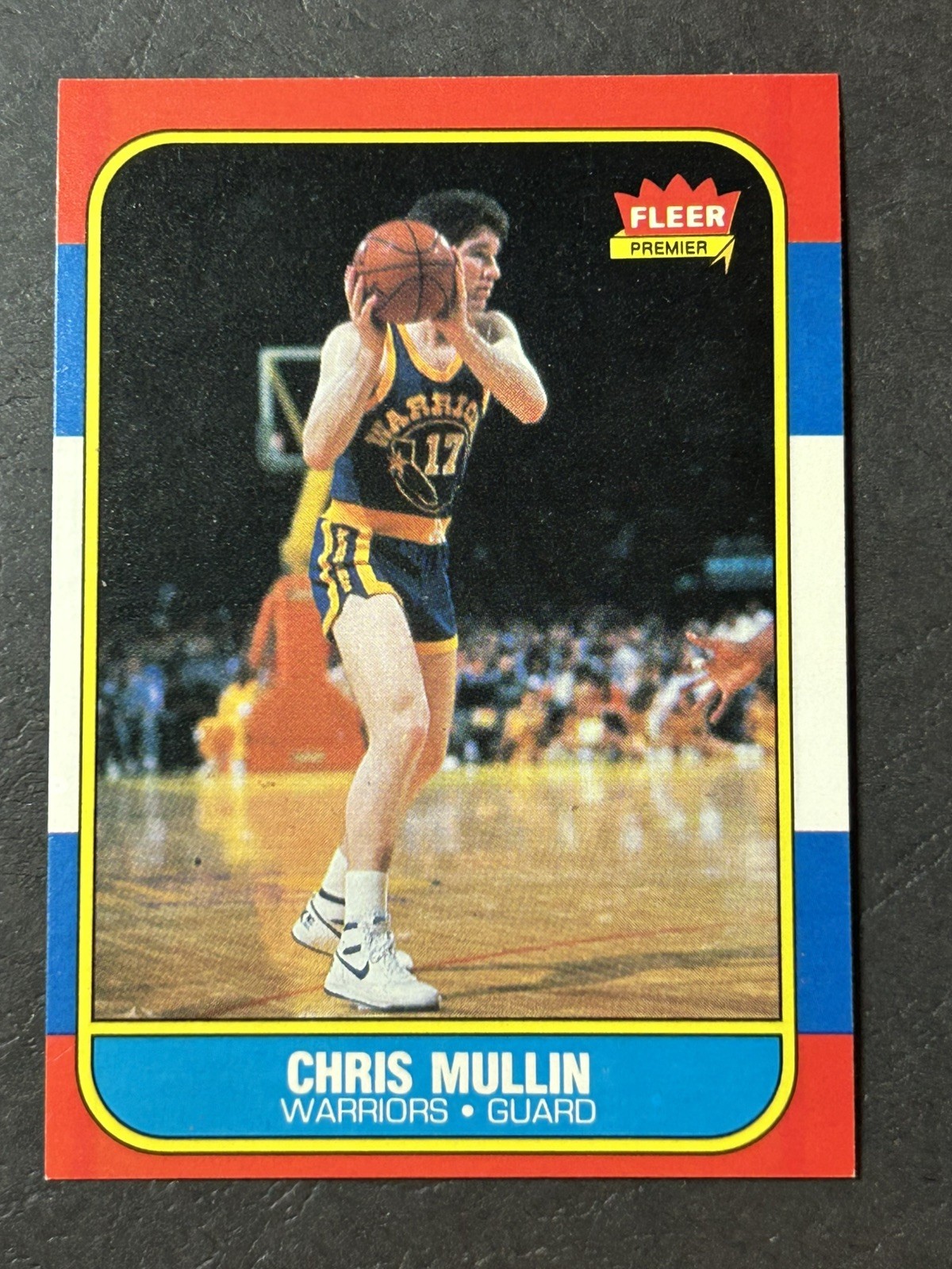 1986-87 Fleer #77 Chris Mullin Golden State Warriors RC HOF