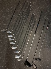 Left-Handed Golf Clubs 12 Clubs Barely Used Driver, Irons, Hybrid, Putter