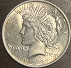 1923 Peace Silver Dollar