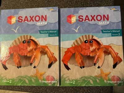 2 - Saxon Math, Teacher's Manual Edition, Course 2 Volumes 1 And 2 2018