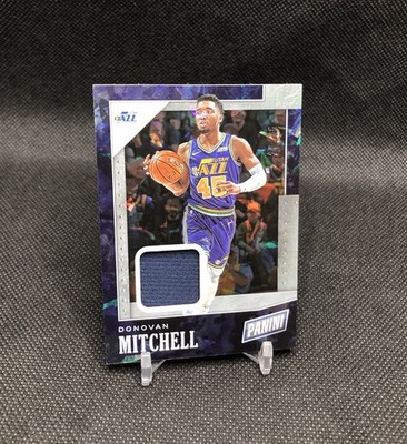 2019 Panini Black Friday Donovan Mitchell PATCH /25 BLUE CRACKED ICE SSP No. 23