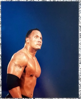 2000 s The Rock - Dwayne Johnson  Electrifying The Arena  Type 1 Original Photo