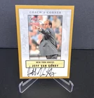 2000-01 Fleer Tradition Glossy Coach's Corner Jeff Van Gundy Knicks #00-01 Auto