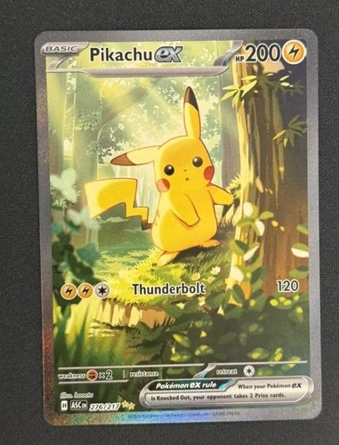 Pikachu ex 276/217 Me: Ascended Heroes Holo