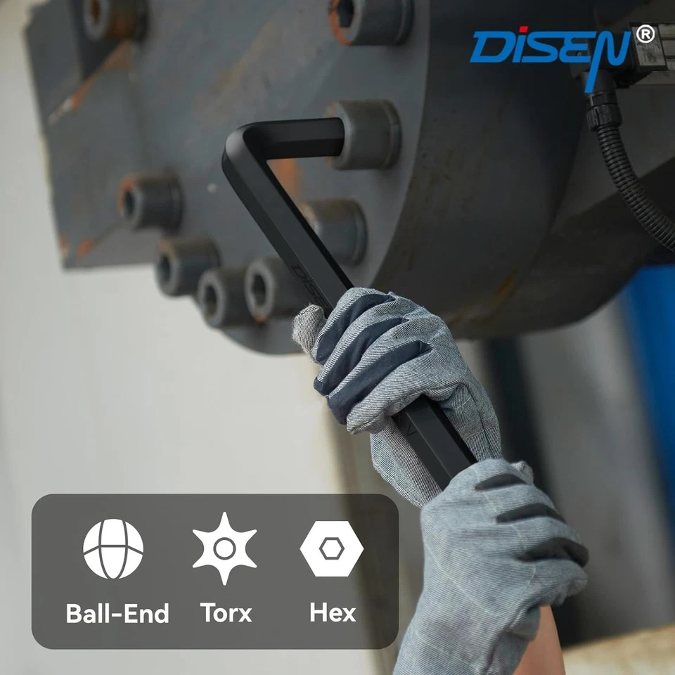 Automotive Mechanic Jumbo Hex Key Set - 13pc CR-V Metric - Image 4 of 4