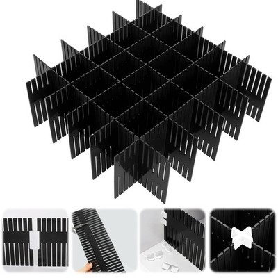 Blosssound 15 Pcs 5.12 Tall Drawer Divider Adjustable Drawer Organizer DIY Ultra