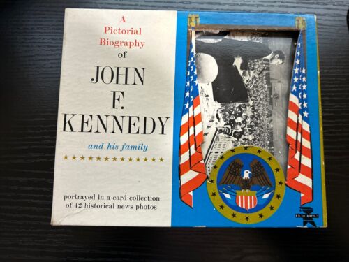 A Pictorial Biography of John F. Kennedy - 42 Photo Cards - Picture 1 of 3