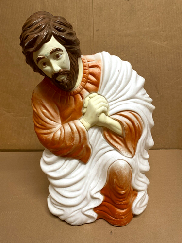Vintage Grand Venture Joseph Christmas Nativity 27" Blow Mold New Fixture Bulb