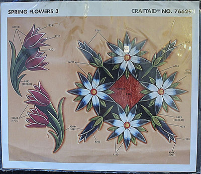 SPRING FLOWERS 3 - TANDY LEATHER Craftool CRAFTAID 76629-00 SPRING FLOWERS 3