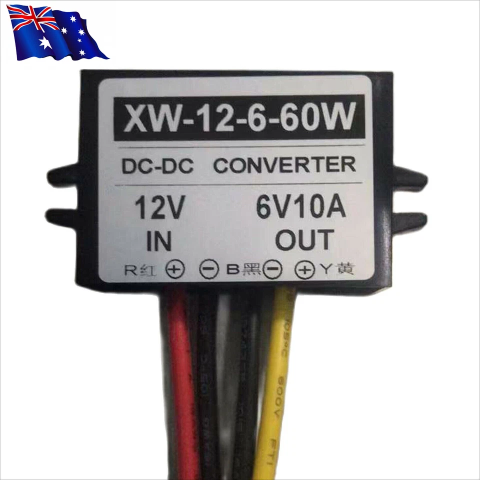 DC12V To DC6V 10A 60W Step Down Power Supply Converter Regulator Module Adapter - image 2 of 4