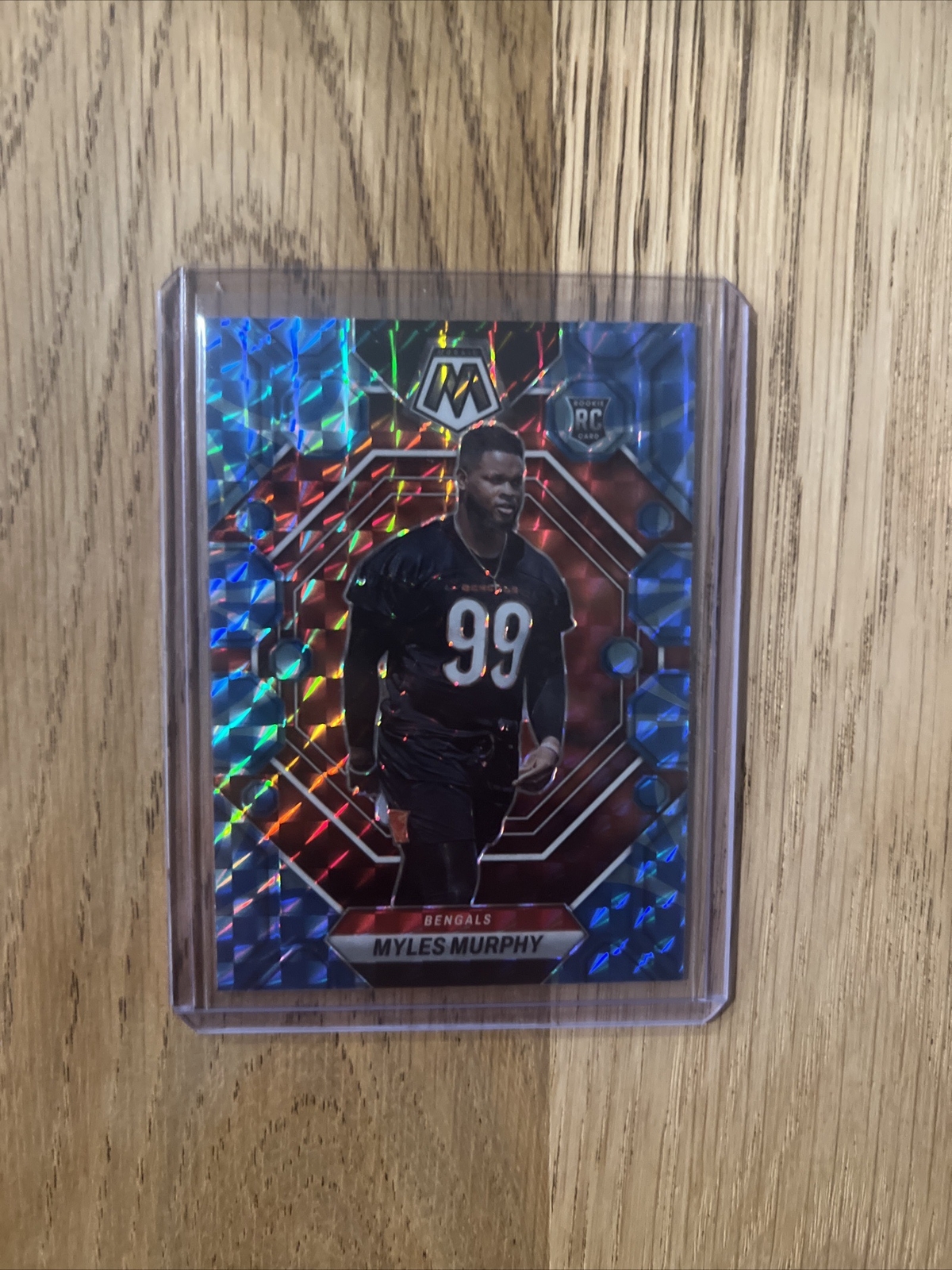 2023 MYLES MURPHY Panini Mosaic REACTIVE Blue Prizm RC #351 - Clemson Bengals