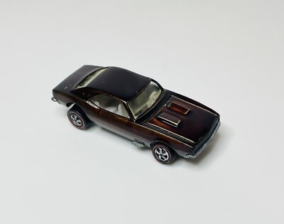 Hot Wheels Redline Custom CAMARO Brown/White Interior (Restored
