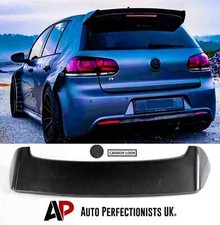 Per VW Golf MK6 GTD GTI R20 R OS Style Carbonio Tetto Posteriore Spoiler Stivale Ala Labbro