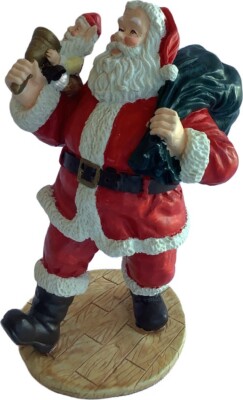 クリスマス dept 56 santa claus Department 56 Santa Claus with Mini Santa And Bell Christmas Resin