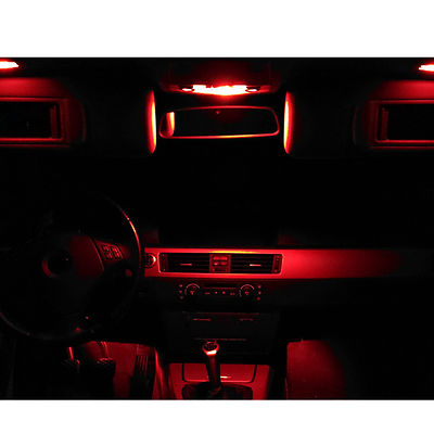 SMD LED Innenraumbeleuchtung komplett Set für BMW E46 3er Touring rot Innenlicht