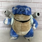 Pokémon BLASTOISE Plush Toy Doll Play By Play 1999 Nintendo Rare 12”Vintage