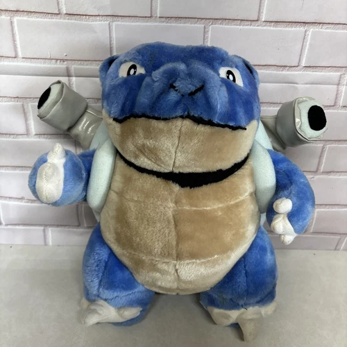 Pokémon BLASTOISE Plush Toy Doll Play By Play 1999 Nintendo Rare 12”Vintage