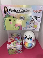 Moriah Elizabeth Sealia Seal Rainbow Heart Plush Valentine Series Mystery Box 6”