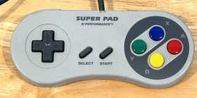 VINTAGE PERFORMANCE SUPER PAD LOT 3 CONTROLLERS FOR NES SUPER NINTENDO UNTESTED