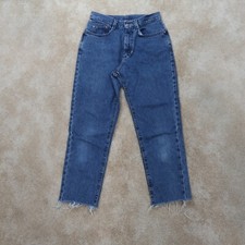 Vintage Lee Riders tapered Leg High Rise Mom Jeans Women's 11 distressed Denim