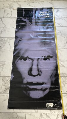 Andy Warhol Original MOCA Retrospective Exhibition Banner 2002 95