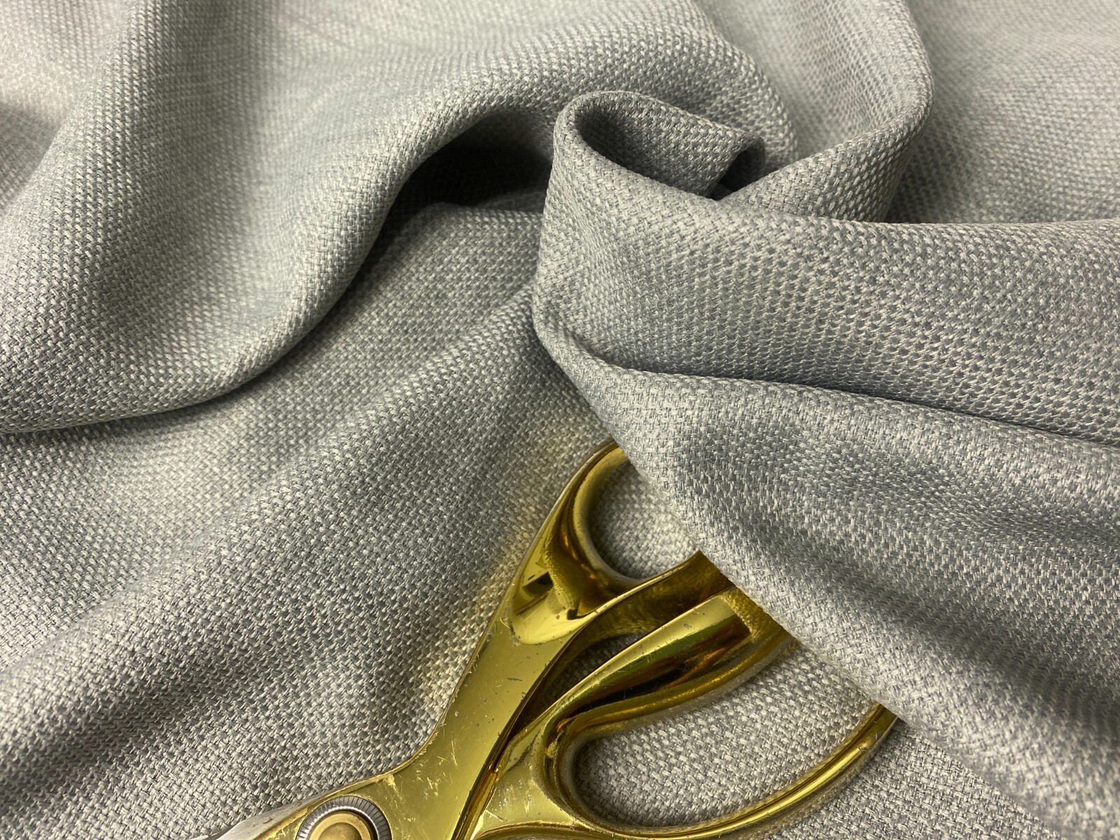 *SALE*M/Heavy Poly Wool Linen Look Fabric Suiting/Skirt/Craft/Cushion ...