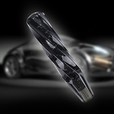 Jdm 25cm Crystal Black Bubble Shift Knob Manual Racing Gear Shifter M8 M10 M12