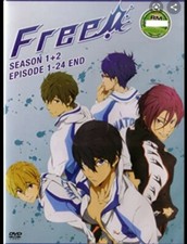 Free Iwatobi Swim Club Season 1 2 Ep.1-24 ENGLISH SUBTITLES Edition DVD Anime