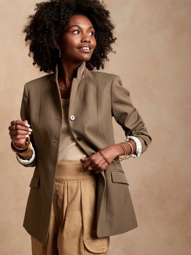 Banana Republic Riding Jacket Blazer 