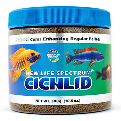 New Life Spectrum CICHLID Pellets 300g Natural Color Enhancing Cichlid Fish Food
