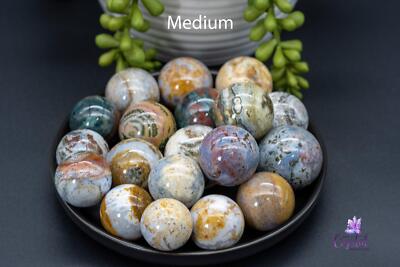Ocean Jasper Sphere - Mini