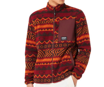 OAKLEY MOUNTAIN Men's Sherpa Zip Jacket - FOA403426 - GRE NRWY