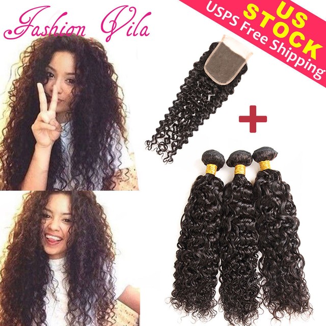 Mink Hair Brazilian Curly Hair Bundles 14 16 18 20 Unprocessed 7a