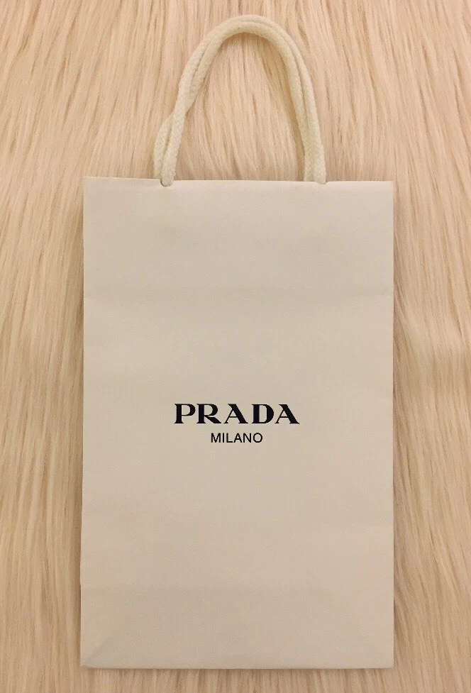 Authentic Prada Paper Shopping Gift Bag