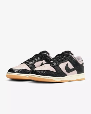 NEW Nike Dunk Low Retro Men's Shoes HF9191-001 Platinum Violet Croc SZ 11 #202