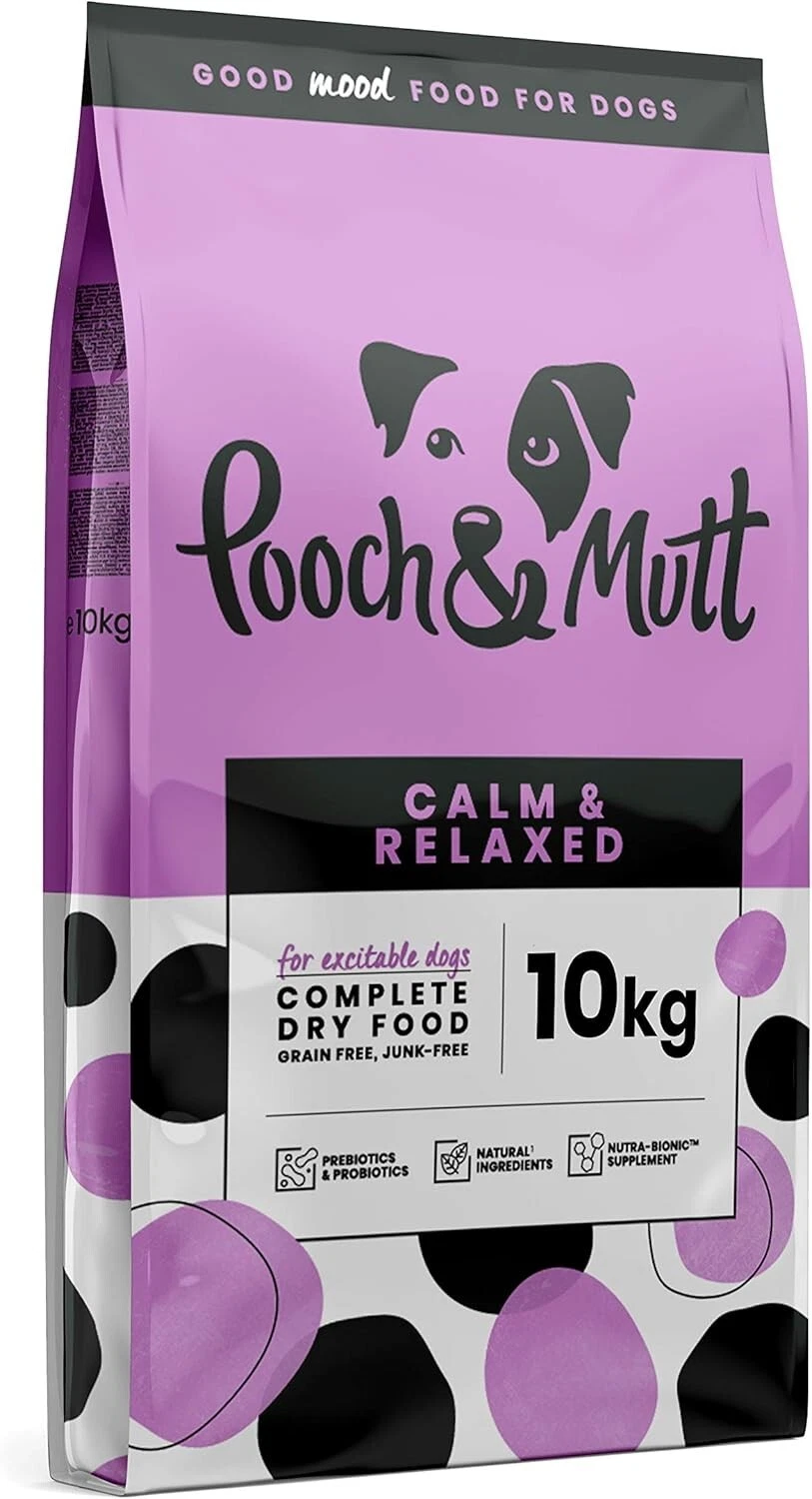 Pooch & Mutt - Calm & Relaxed, Complete Grain Free Dry Dog Food, Turkey and Swee